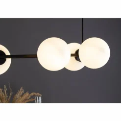 Suspension Luce Design PLUTO Noir, 6 lumières