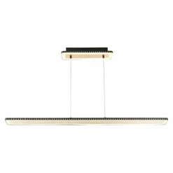 Suspension Luce Design Solaris LED Or, Noir, 1 lumière