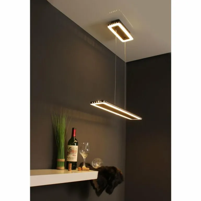Suspension Luce Design Solaris LED Or, Noir, 1 lumière
