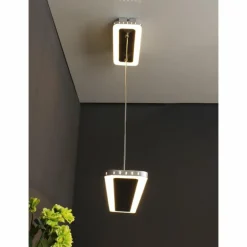 Suspension Luce Design Solaris LED Acier inoxydable, 1 lumière