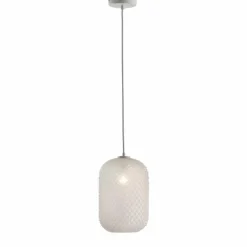 Suspension Luce-Design ASHFORD Blanc, 1 lumière