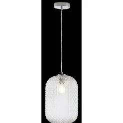 Suspension Luce-Design ASHFORD Chrome, 1 lumière