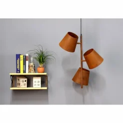 Suspension Luce-Design Colt Rouille, 3 lumières