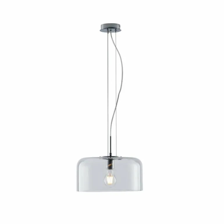 Suspension Luce-Design Gibus Chrome, 1 lumière