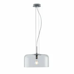 Suspension Luce-Design Gibus Chrome, 1 lumière
