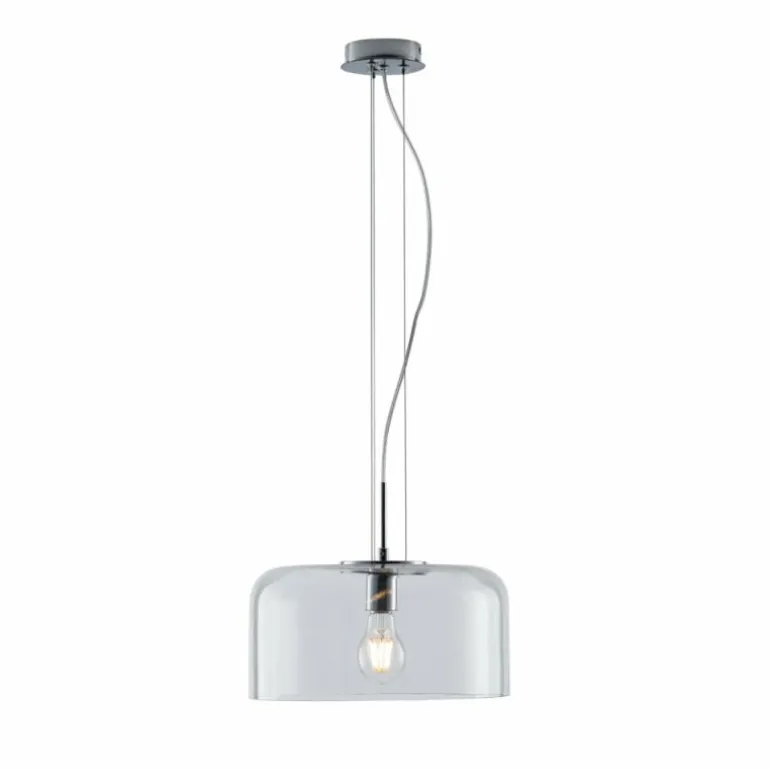 Suspension Luce-Design Gibus Chrome, 1 lumière