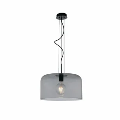 Suspension Luce-Design Gibus Noir, 1 lumière