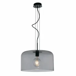 Suspension Luce-Design Gibus Noir, 1 lumière