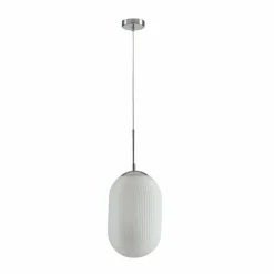 Suspension Luce-Design Greenwich Chrome, 1 lumière