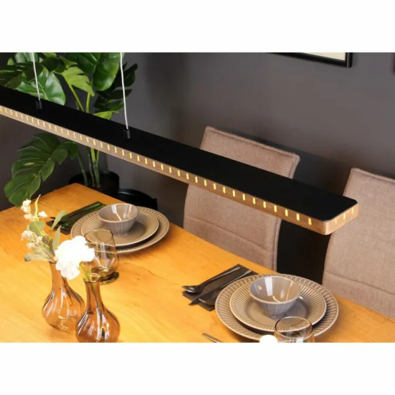 Suspension Luce-Design SOLARIS LED Écru, Noir, 1 lumière