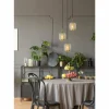 Suspension Lucide AGATHA Or, Laiton, 3 lumières
