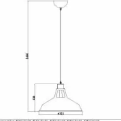 Suspension Lucide BRASSY-BIS Noir, 1 lumière