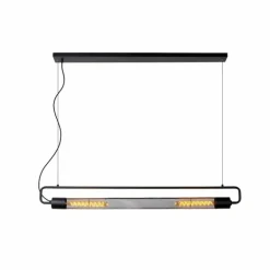 Suspension Lucide CALIXT Noir, 2 lumières