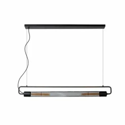 Suspension Lucide CALIXT Noir, 2 lumières