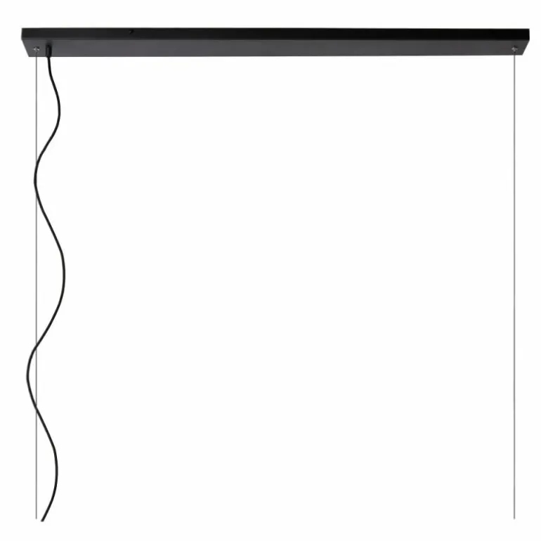 Suspension Lucide CALIXT Noir, 2 lumières