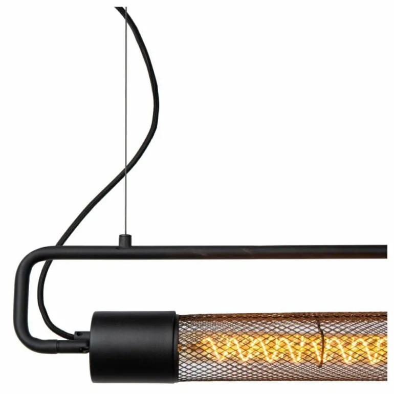 Suspension Lucide CALIXT Noir, 2 lumières
