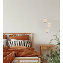 Suspension Lucide CINTRA LED Or, 3 lumières