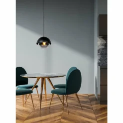 Suspension Lucide COOPER Noir, 1 lumière