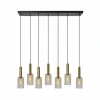 Suspension Lucide CORALIE Laiton, 7 lumières