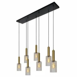 Suspension Lucide CORALIE Laiton, 7 lumières