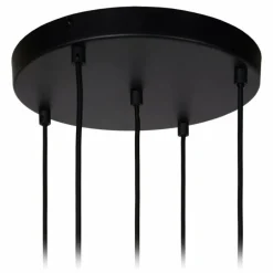 Suspension Lucide CORALIE Noir, 5 lumières