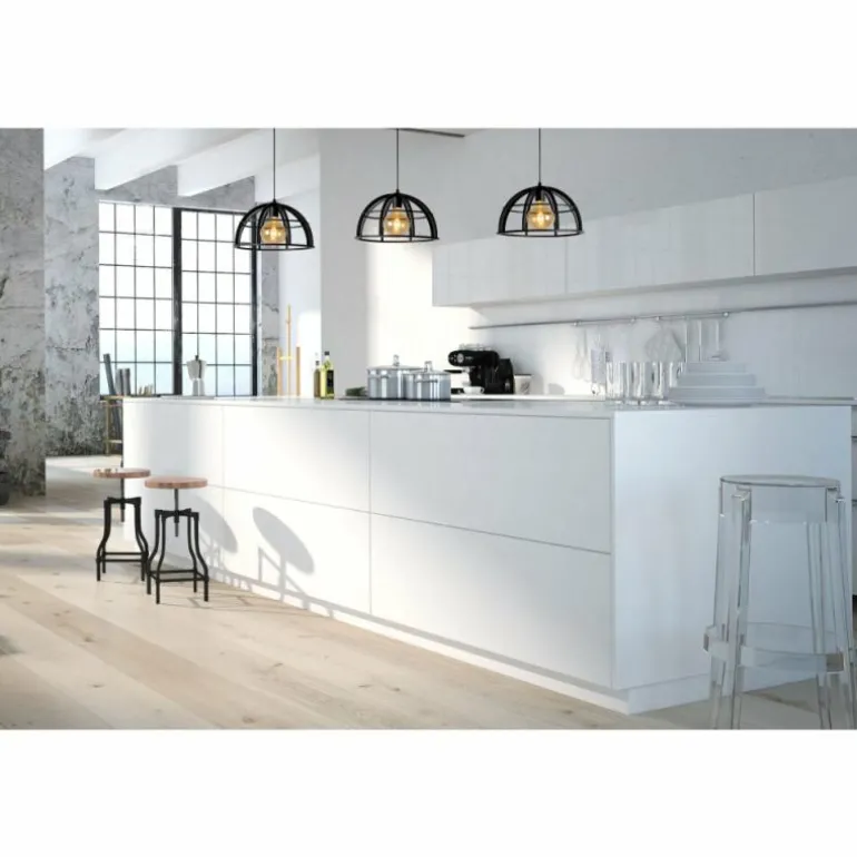 Suspension Lucide DIKRA Noir, 1 lumière