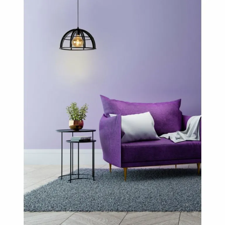 Suspension Lucide DIKRA Noir, 1 lumière