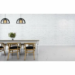 Suspension Lucide DIKRA Noir, 2 lumières