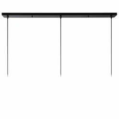 Suspension Lucide DIKRA Noir, 3 lumières