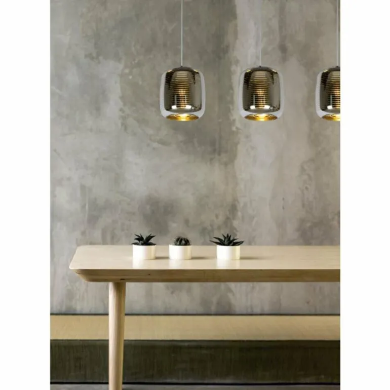 Suspension Lucide ERYN Chrome, 3 lumières