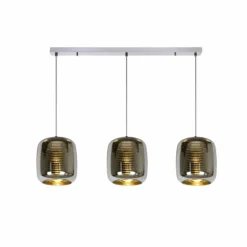 Suspension Lucide ERYN Chrome, 3 lumières