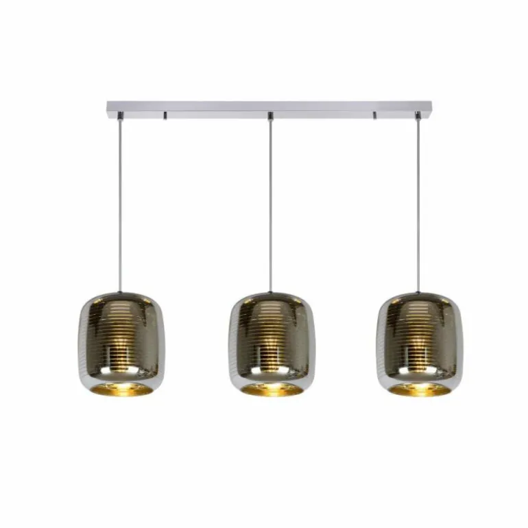 Suspension Lucide ERYN Chrome, 3 lumières