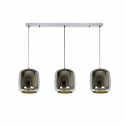 Suspension Lucide ERYN Chrome, 3 lumières