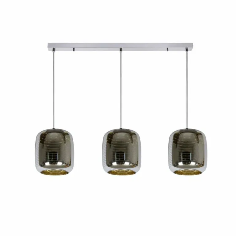 Suspension Lucide ERYN Chrome, 3 lumières