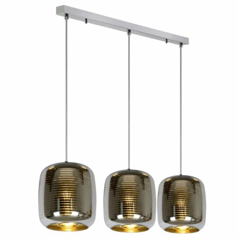Suspension Lucide ERYN Chrome, 3 lumières