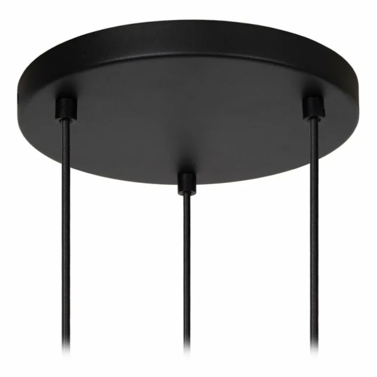 Suspension Lucide EVORA Noir, 3 lumières
