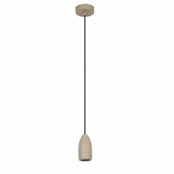 Suspension Lucide EVORA Taupe, 1 lumière