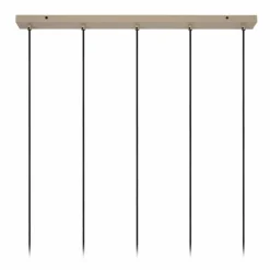 Suspension Lucide EVORA Taupe, 5 lumières