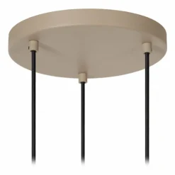 Suspension Lucide EVORA Taupe, 3 lumières