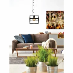 Suspension Lucide FABIAN Noir, 1 lumière