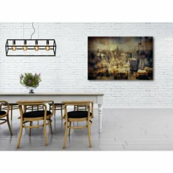 Suspension Lucide FABIAN Noir, 4 lumières