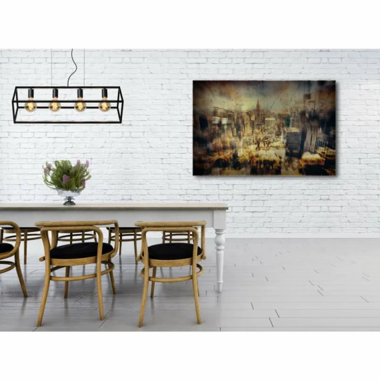 Suspension Lucide FABIAN Noir, 4 lumières