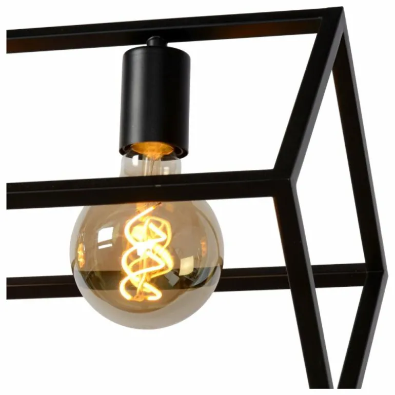 Suspension Lucide FABIAN Noir, 4 lumières