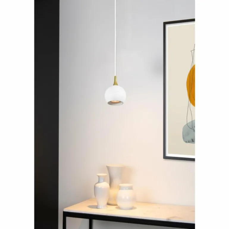 Suspension Lucide FAVORI Blanc, 1 lumière
