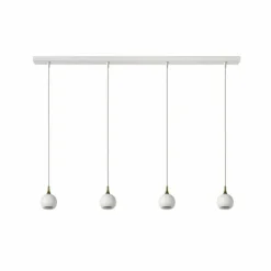 Suspension Lucide FAVORI Blanc, 4 lumières