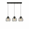 Suspension Lucide FILOX Noir, 3 lumières