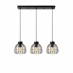 Suspension Lucide FILOX Noir, 3 lumières