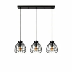 Suspension Lucide FILOX Noir, 3 lumières