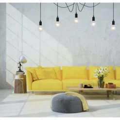 Suspension Lucide FIX MULTIPLE Noir, 5 lumières