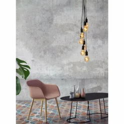 Suspension Lucide FIX MULTIPLE Noir, 7 lumières